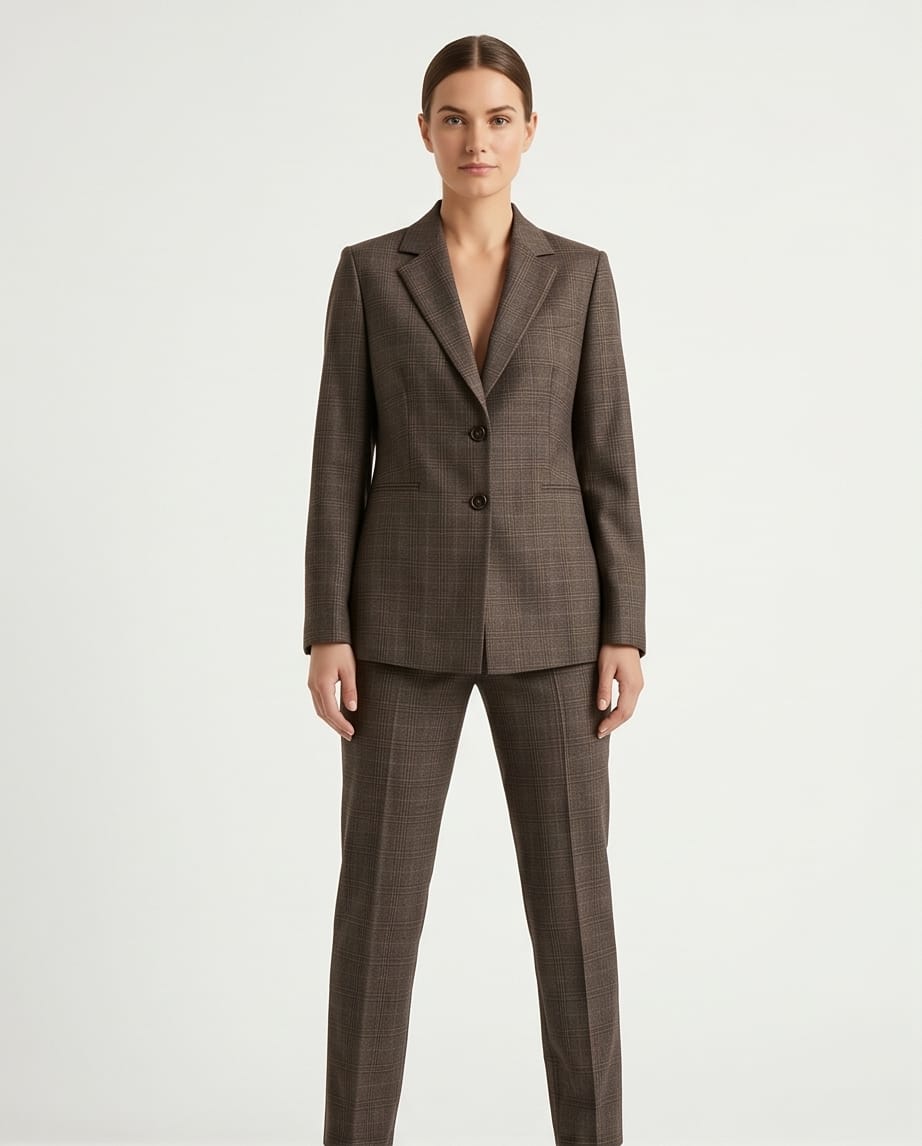 Luxe Tailored Women's Suits: The Executive Edit Glen Check