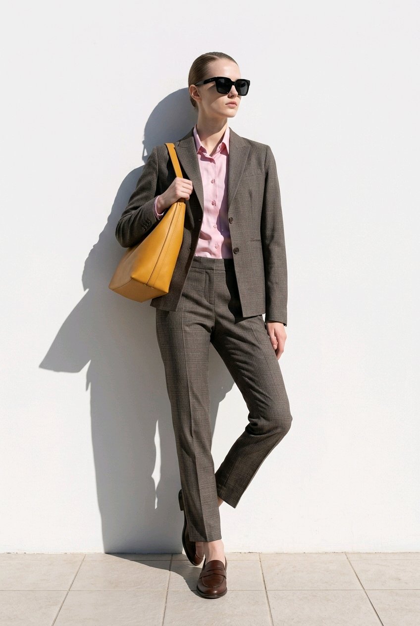 Luxe Tailored Women's Suits: The Executive Edit Glen Check