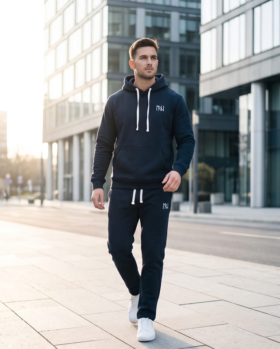 NN Prime Colour-Block Tracksuit — Navy (Unisex)