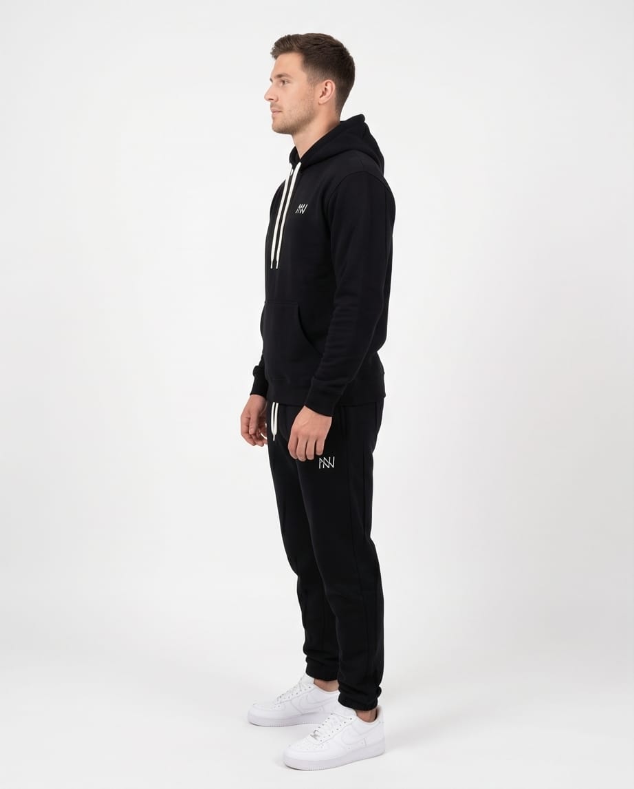 NN Prime Colour-Block Tracksuit — Black (Unisex)