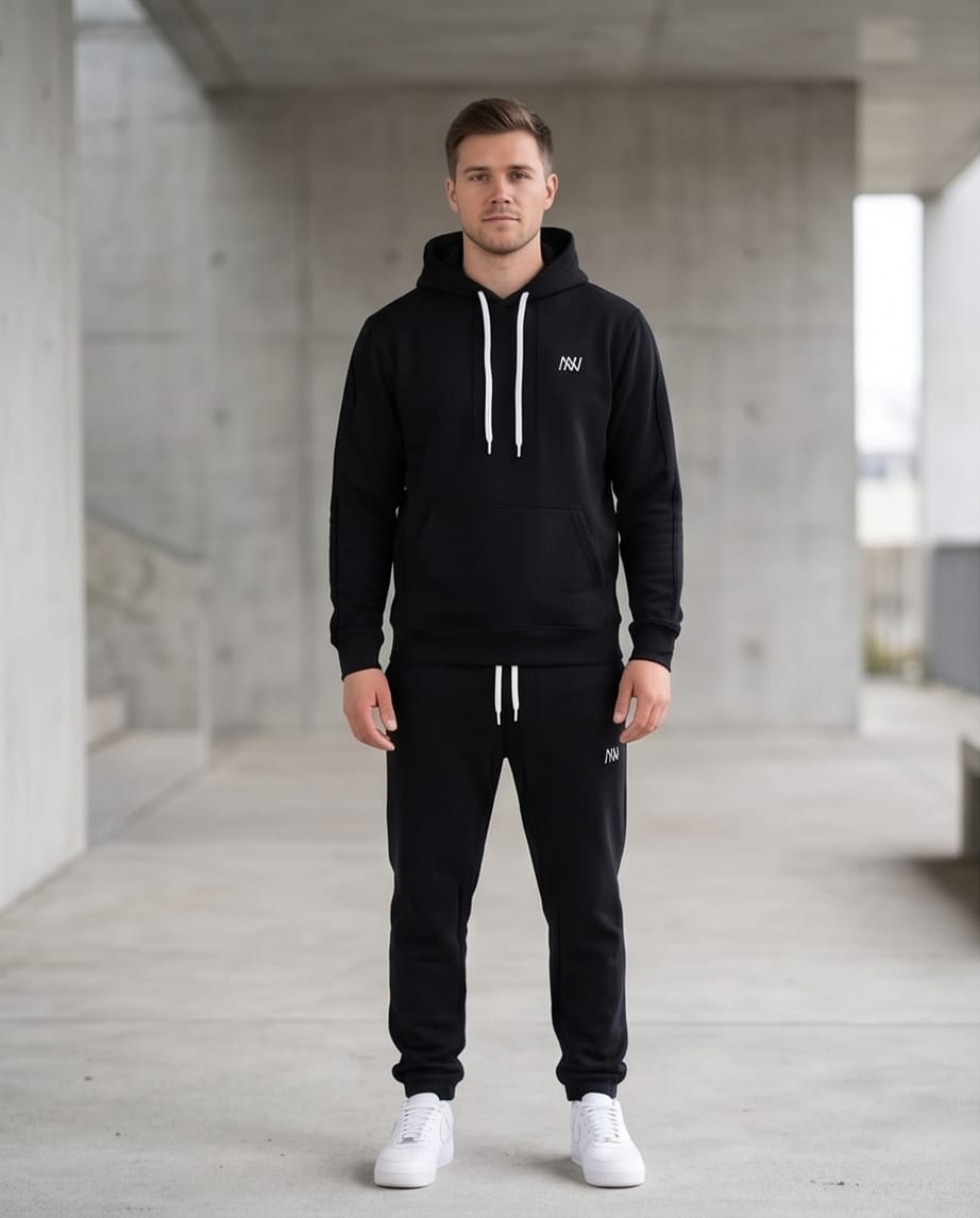 NN Prime Colour-Block Tracksuit — Black (Unisex)
