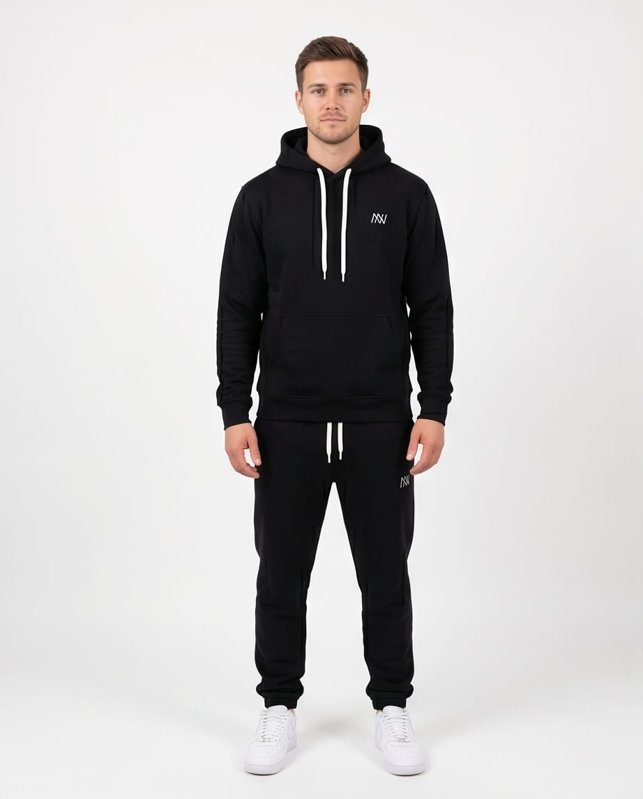 NN Prime Colour-Block Tracksuit — Black (Unisex)
