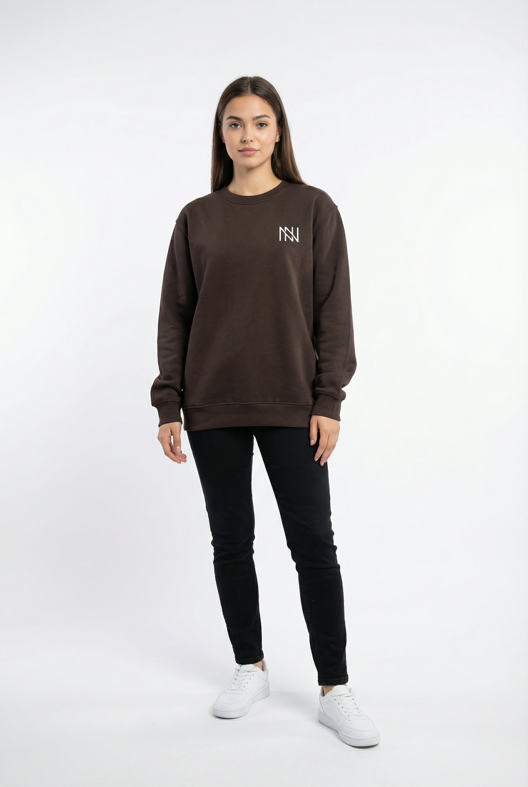 NN Prime Crewneck Sweatshirt — Brown (Women's)