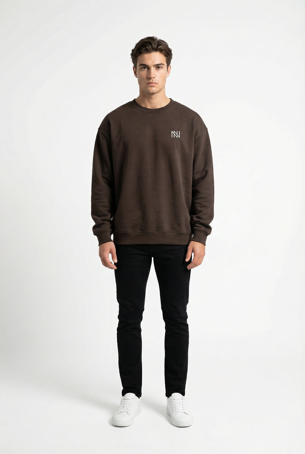 NN Prime Crewneck Sweatshirt — Brown (Men's)