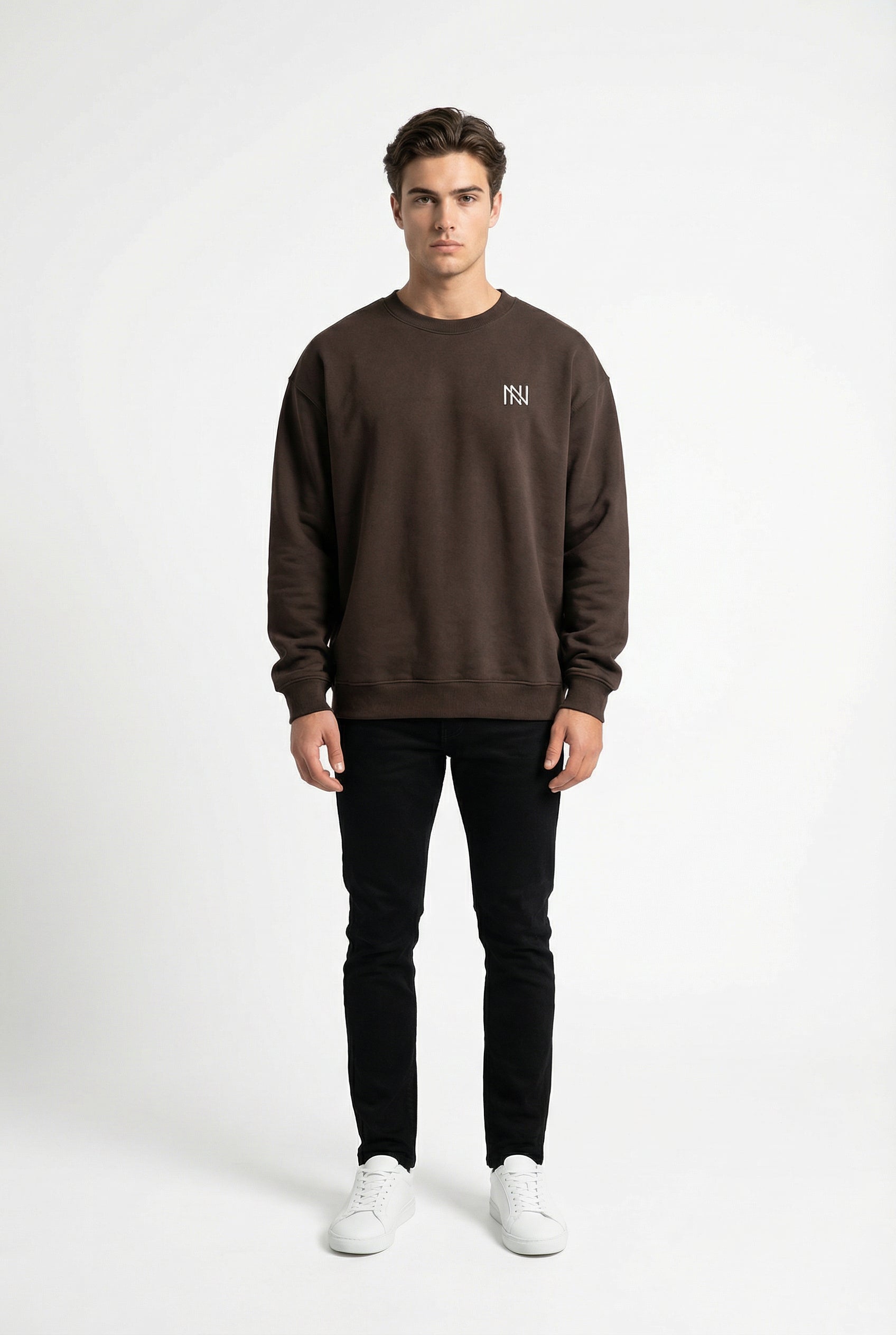 NN Prime Crewneck Sweatshirt — Brown (Men's)