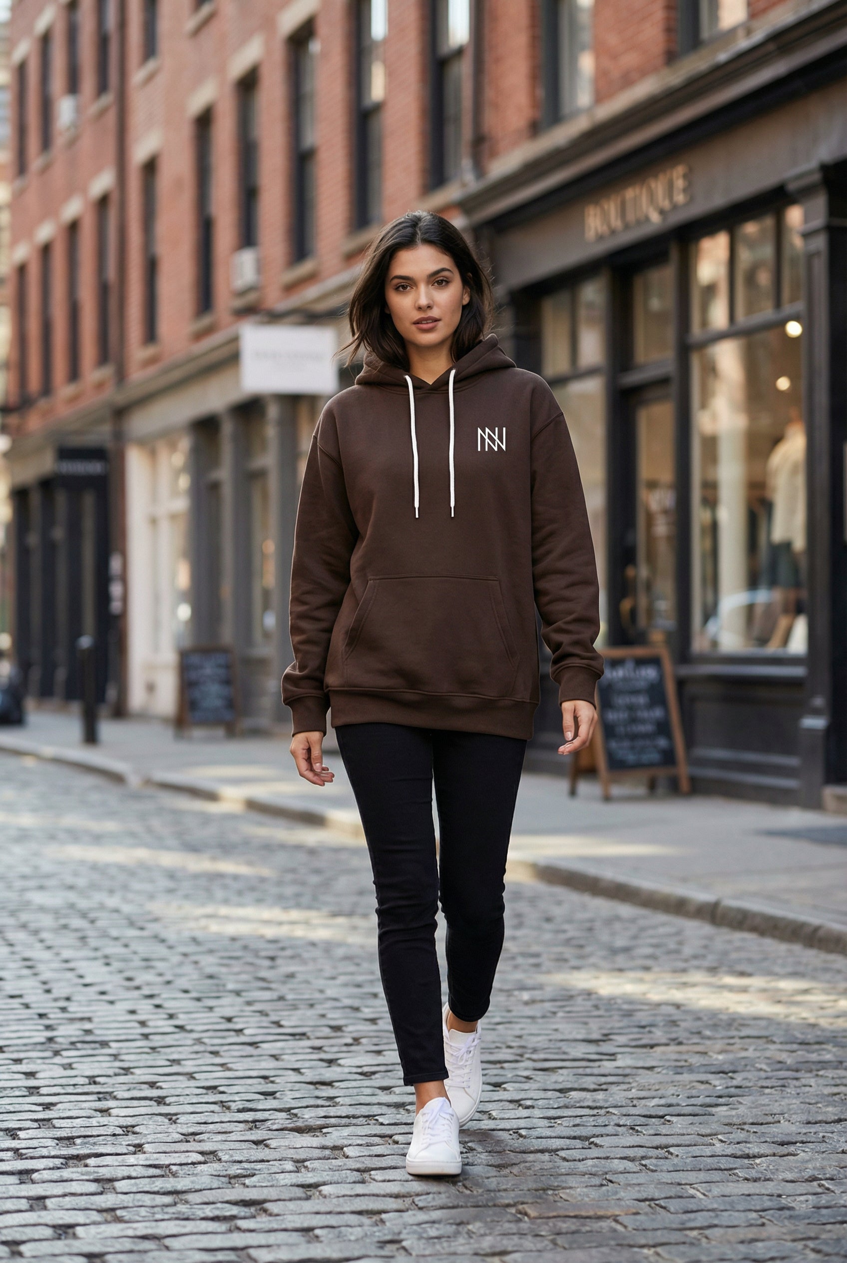 NN Prime Hoodie — Brown (Women's)