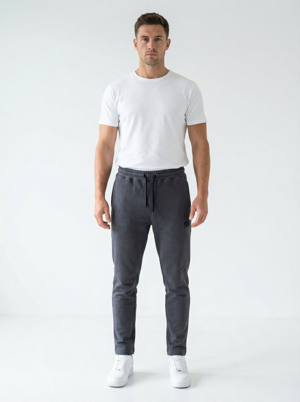 NN Prime Joggers — Dark Grey — Indoor Shot