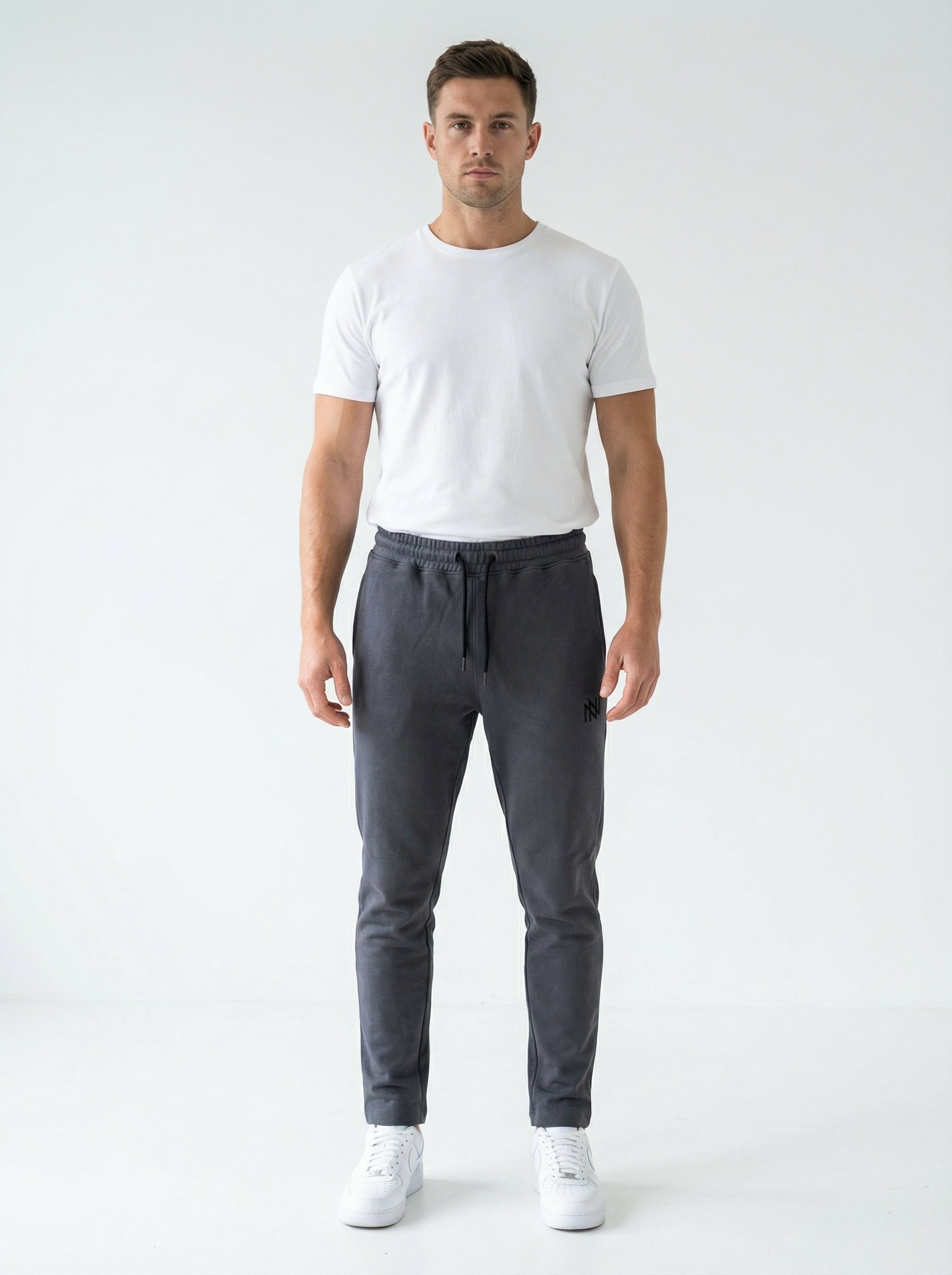 NN Prime Joggers — Dark Grey — Indoor Shot