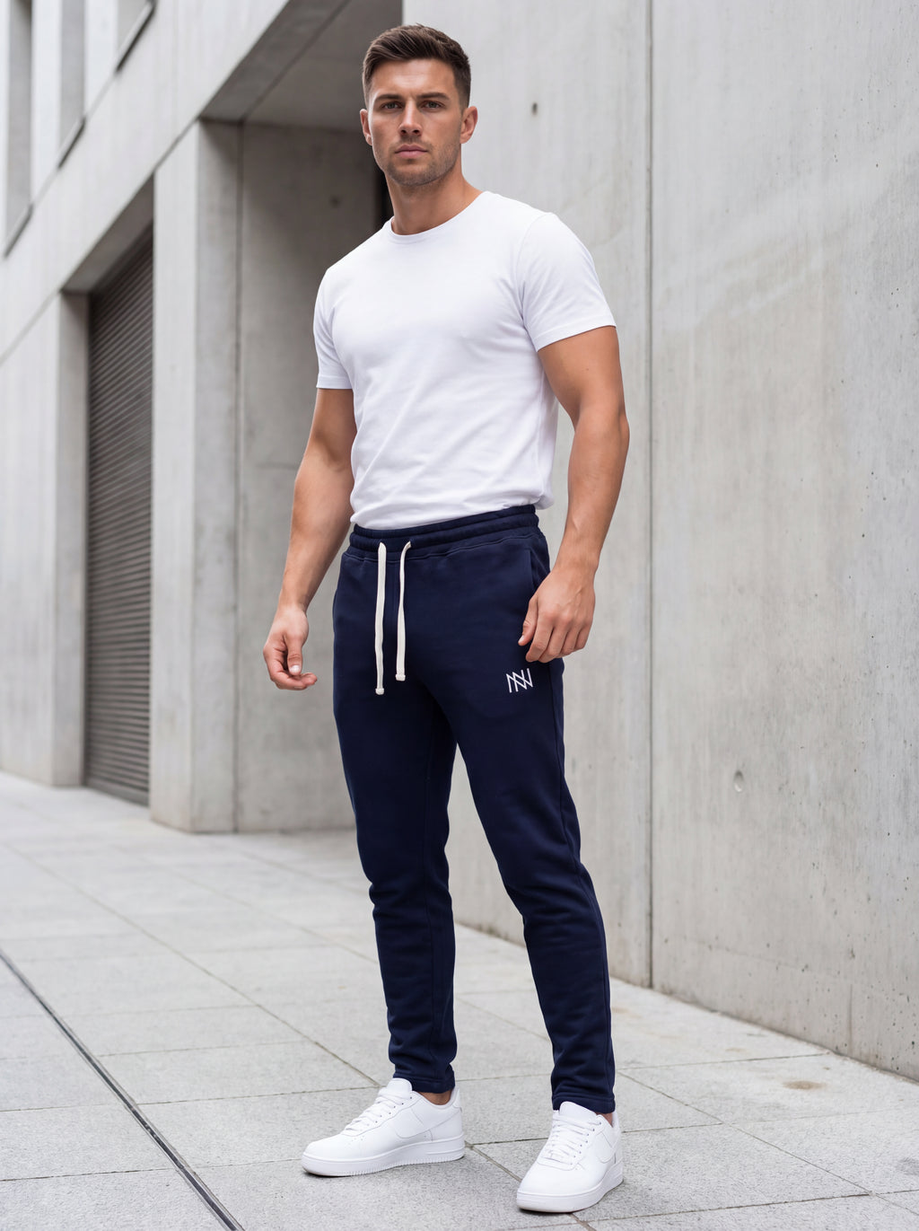 NN Prime Joggers — Navy — Outdoor Shot