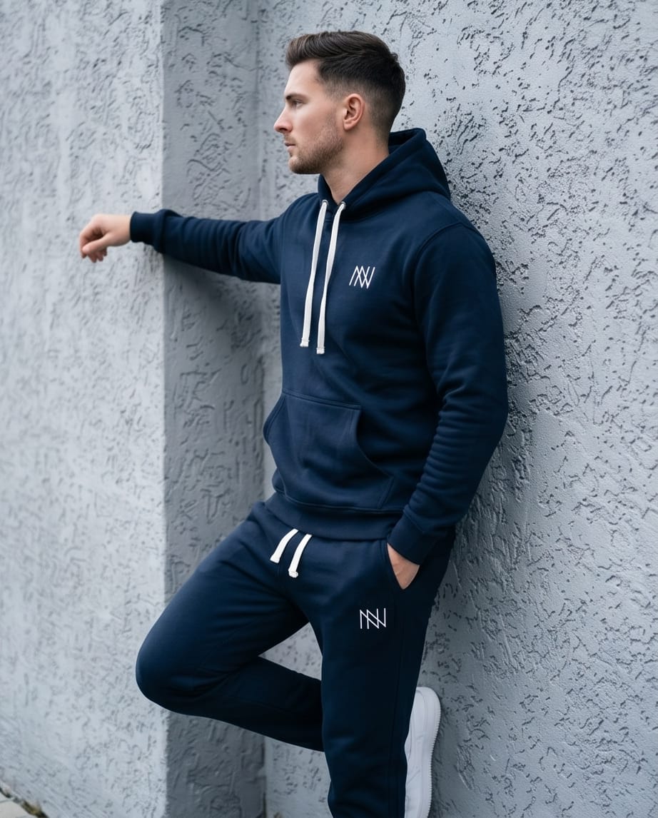 NN Prime Colour-Block Tracksuit — Navy (Unisex)