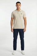 NN Prime Polo Shirt — Stone (Light) — Indoor Shot